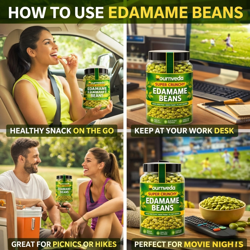 Super Crunchy  Roasted Edamame Beans  Sea Salt