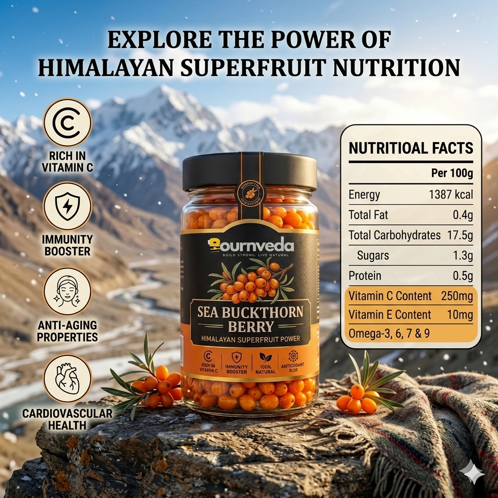 Super Himalayan Sea Buckthorn Berries Sun Dried