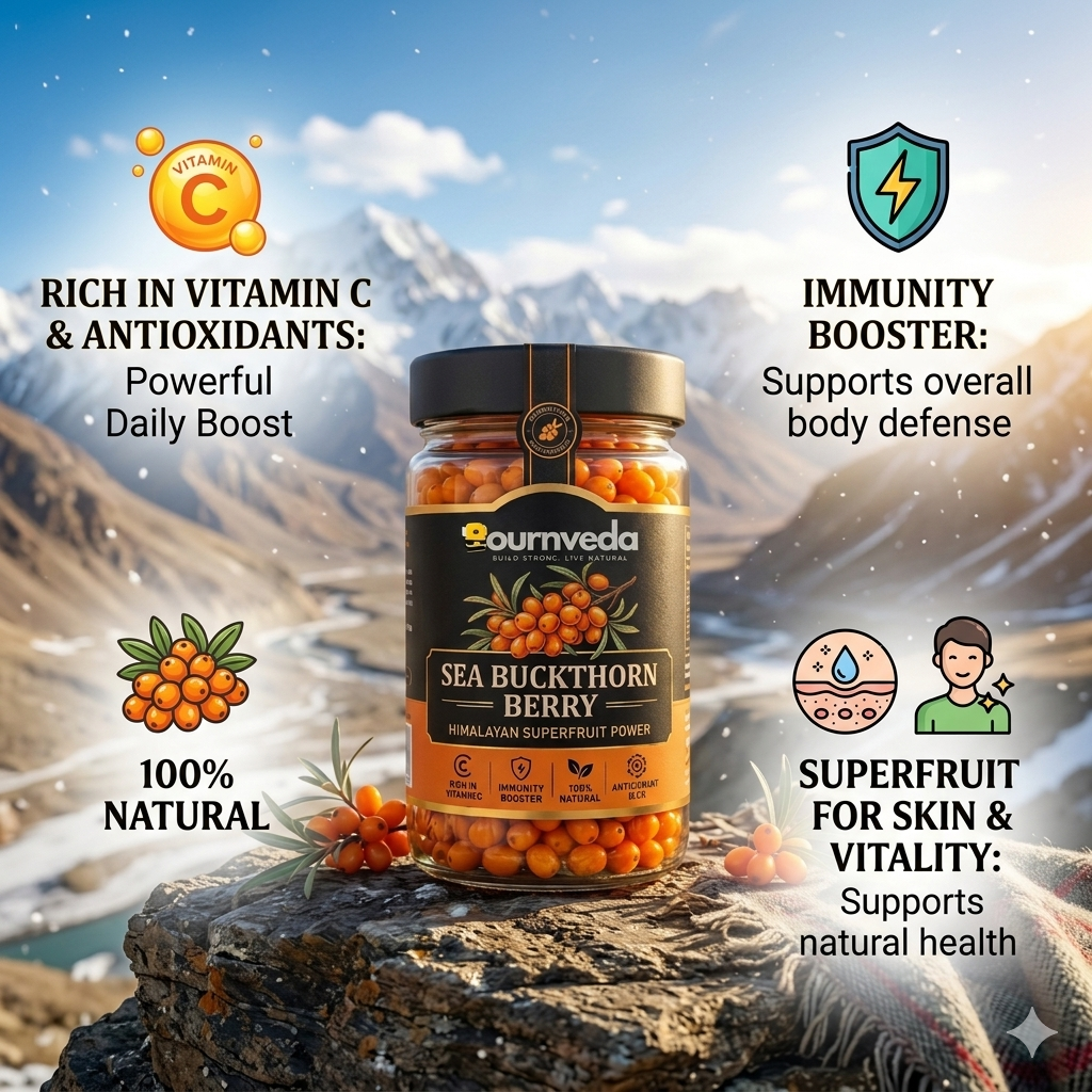 Super Himalayan Sea Buckthorn Berries Sun Dried