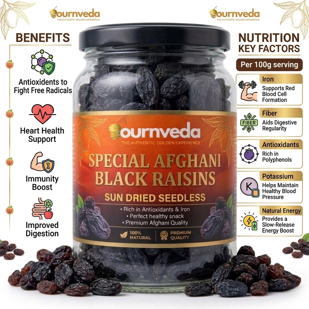 Special Afghani Black Raisins (Seed Less)