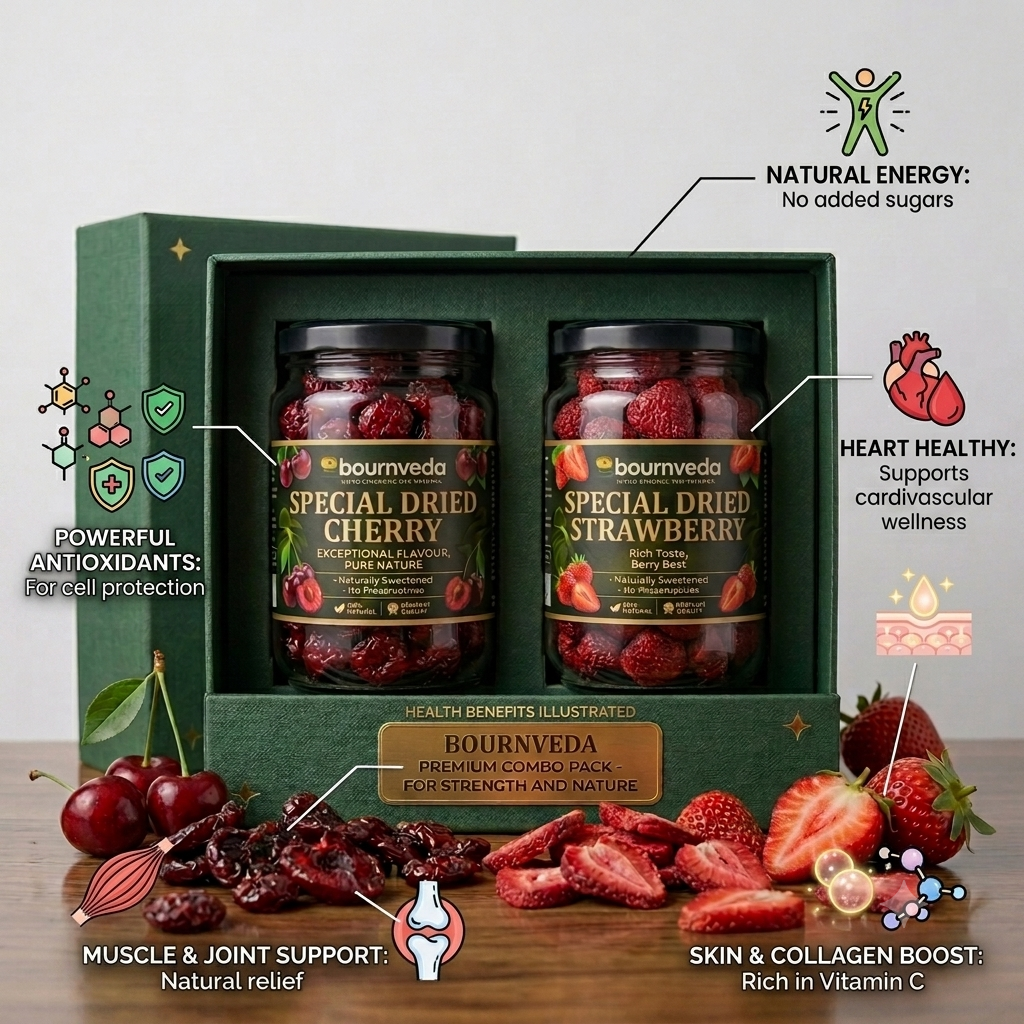 Bournveda Premium Dried Berry Combo Pack