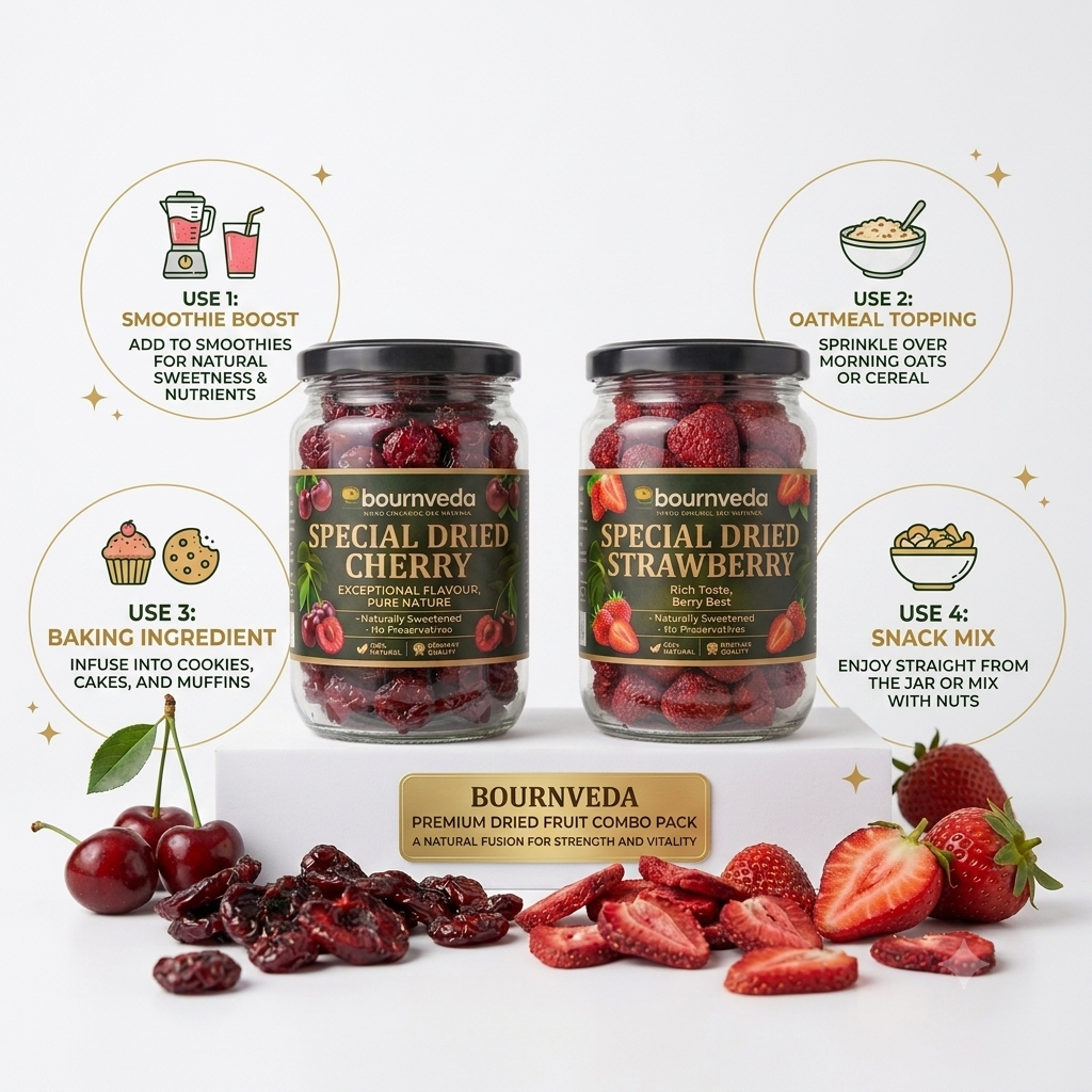Bournveda Premium Dried Berry Combo Pack