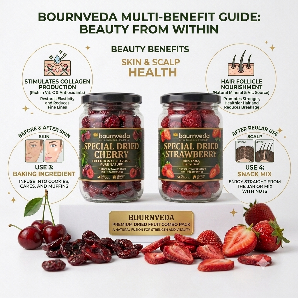 Bournveda Premium Dried Berry Combo Pack