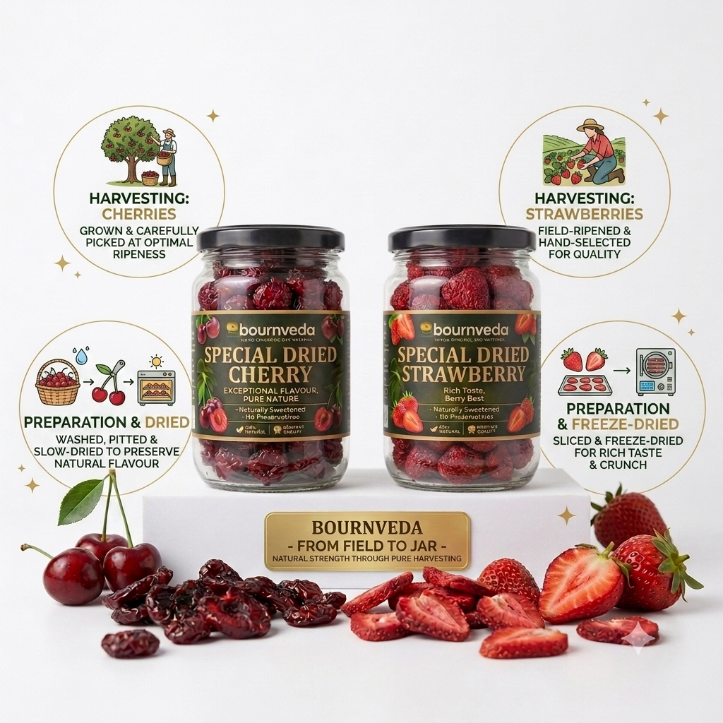Bournveda Premium Dried Berry Combo Pack
