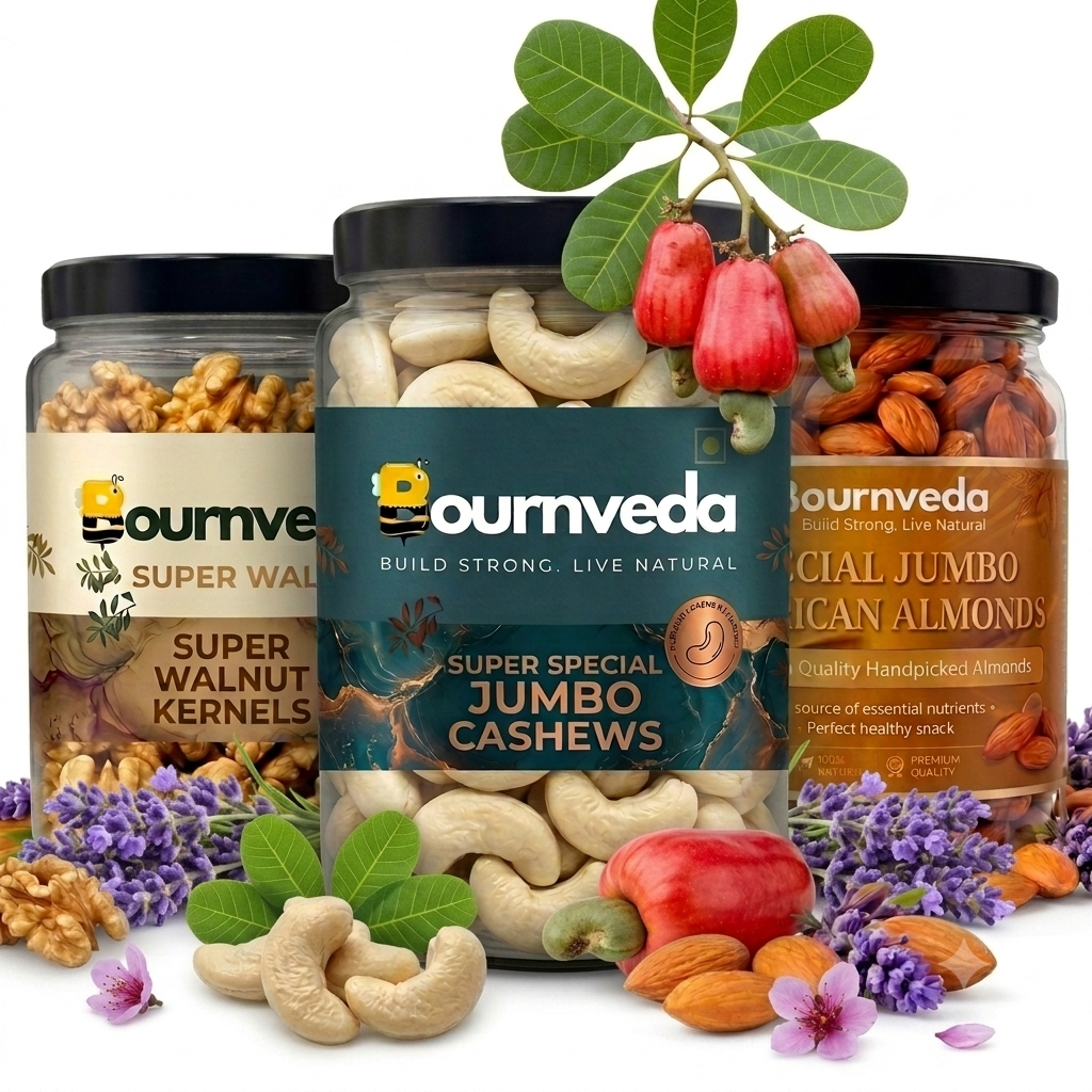Bournveda Premium Dry Fruits Trio Pack
