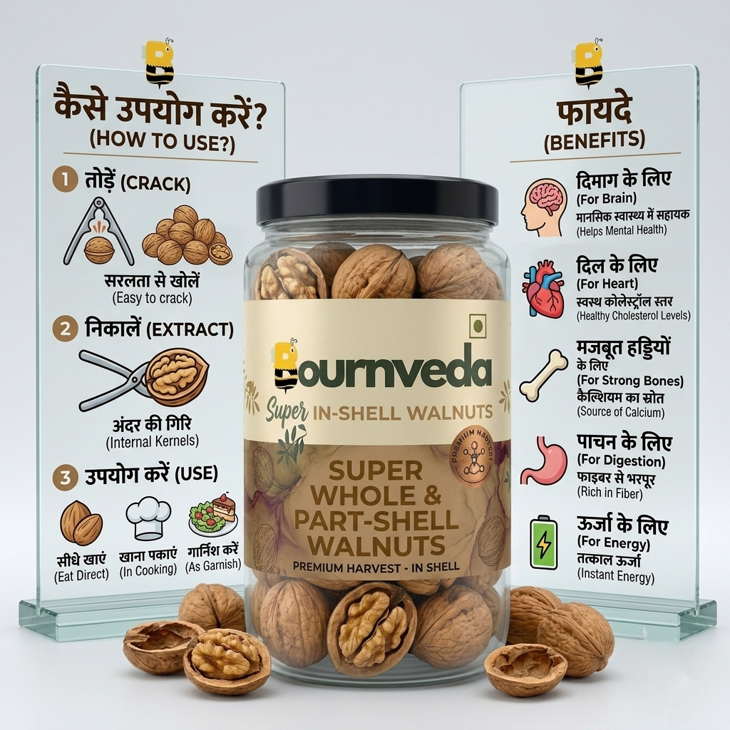 Bournveda Premium Harvest Walnuts