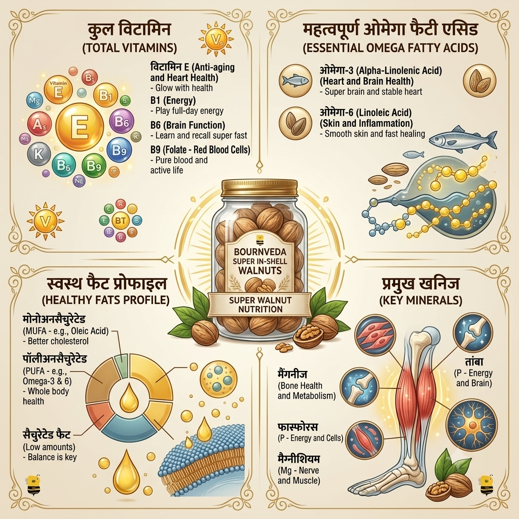 Bournveda Premium Harvest Walnuts
