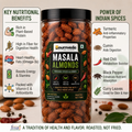 Bournveda Premium Roasted Masala Almonds - 900g