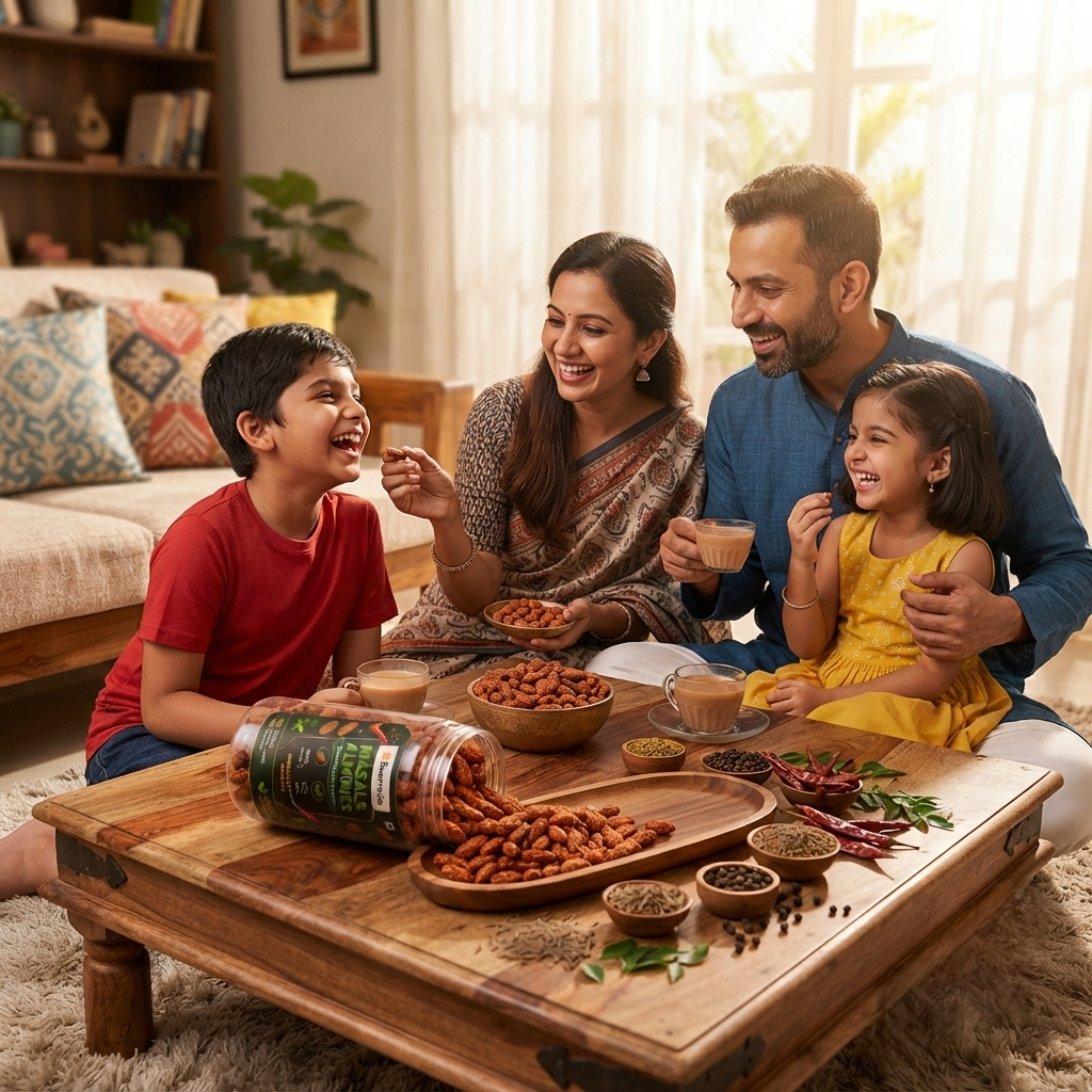 Bournveda Premium Roasted Masala Almonds
