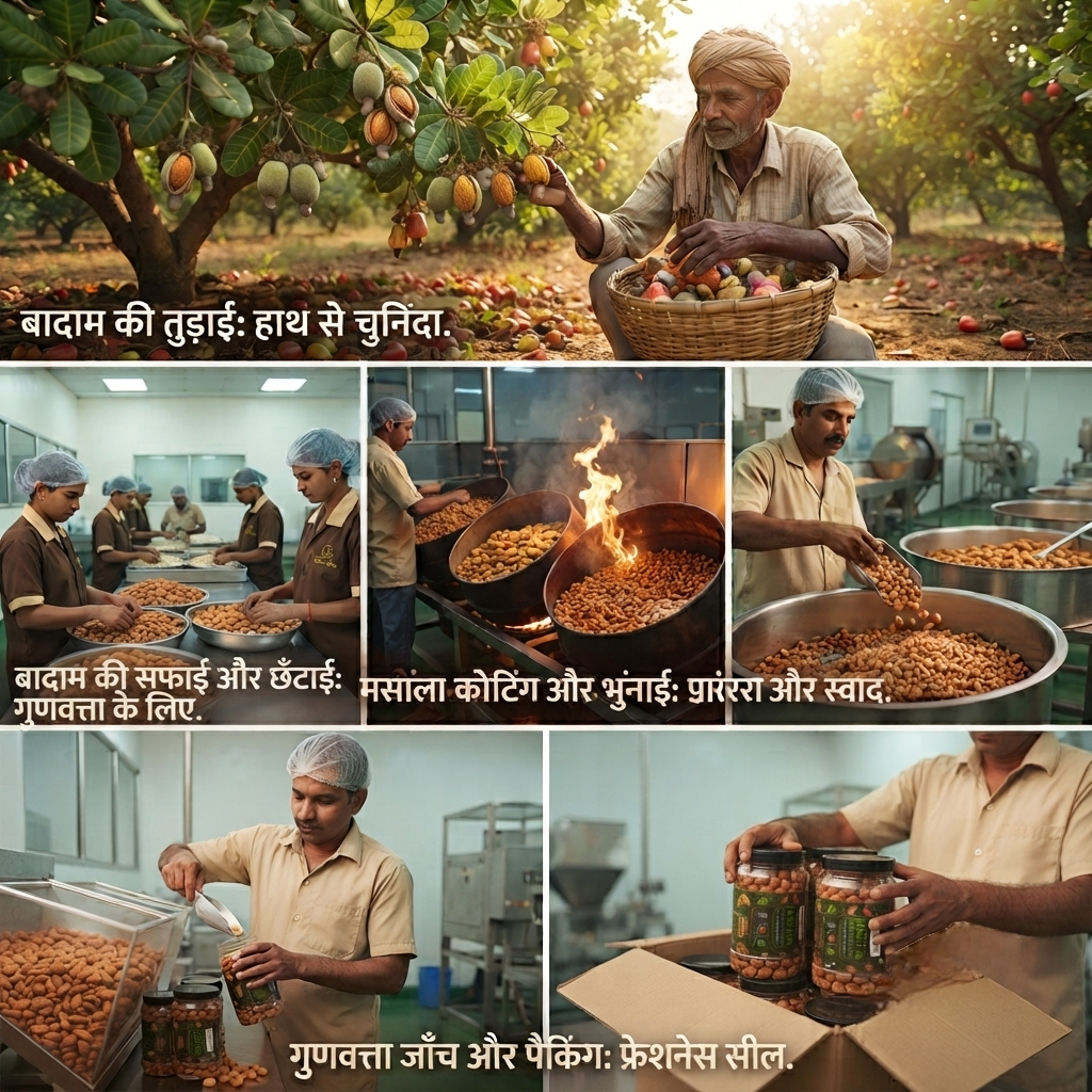 Bournveda Premium Roasted Masala Almonds