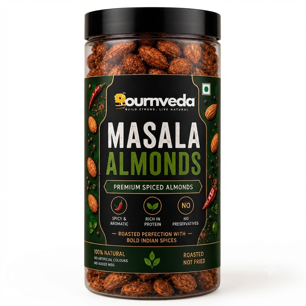 Bournveda Premium Roasted Masala Almonds