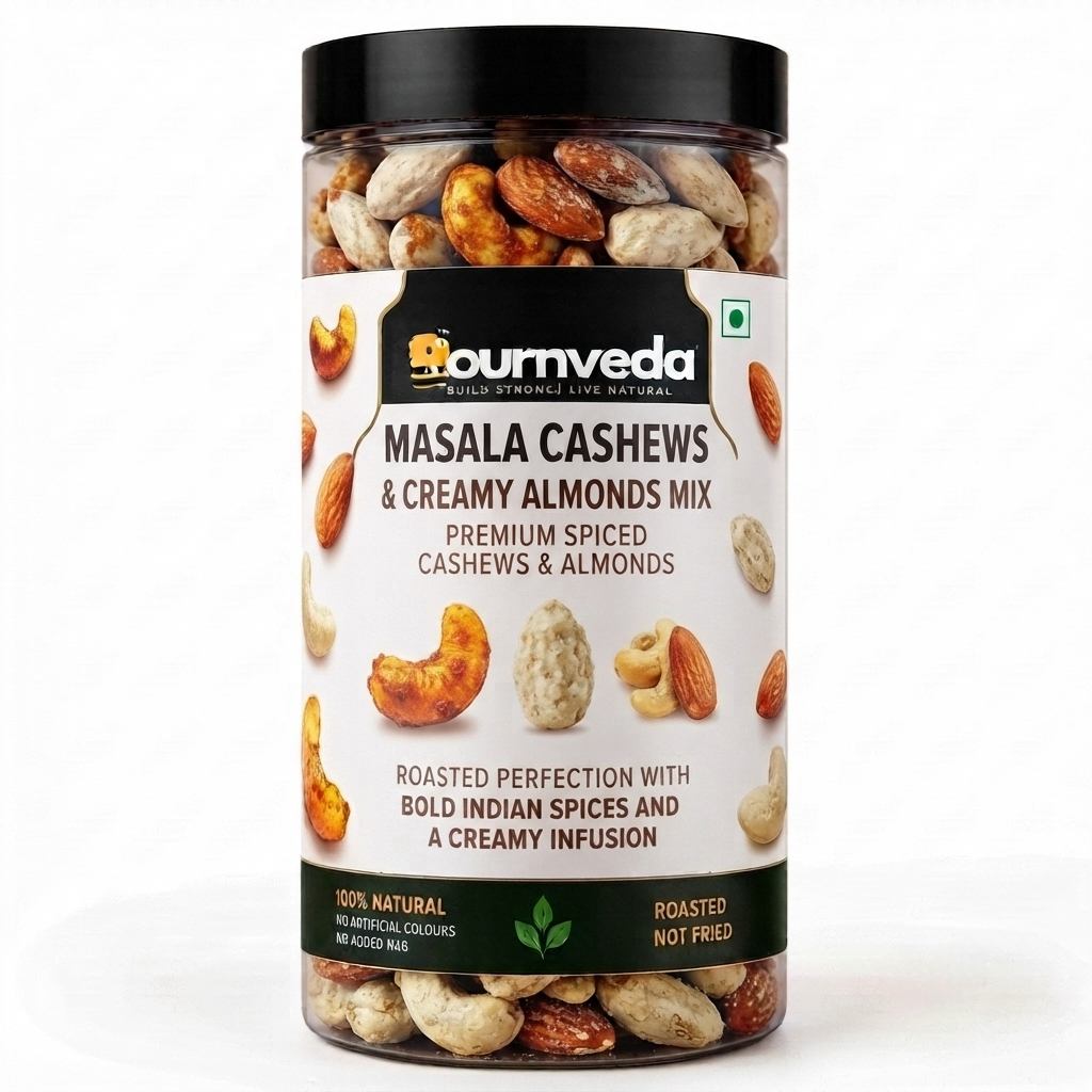 Masala Cashews & Creamy Masala Crunchy Almonds Mix