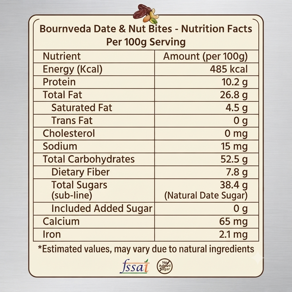 Bournveda Date & Nut Bites