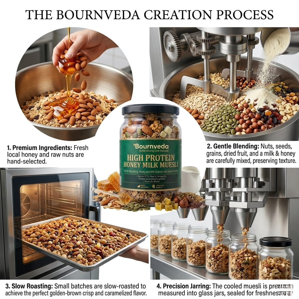 High Protein Milk Honey Muesli