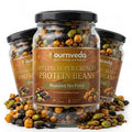 Bournveda Super Crunchy Roasted Protein Beans – Sea Salt | High Protein, High Fiber Mixed Beans Snack | Roasted, Not Fried