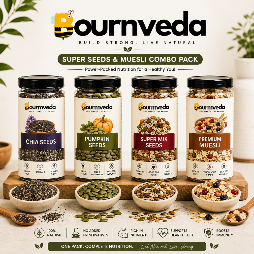Bournveda Premium Muesli with Super Mix Seeds