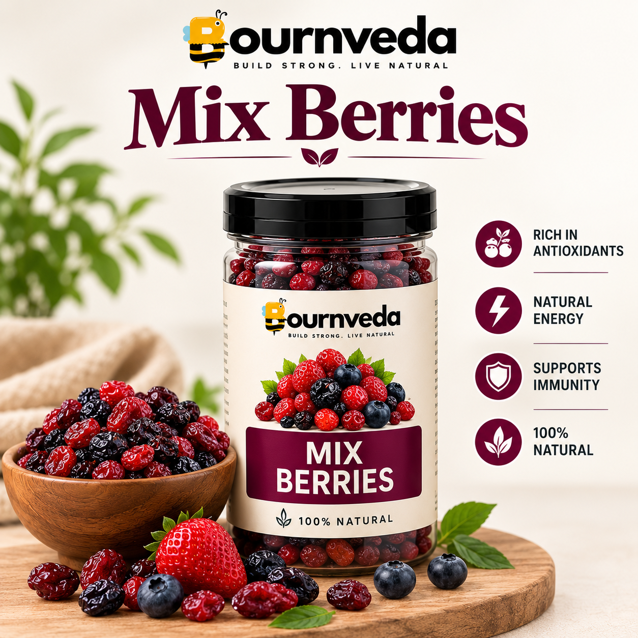 Bournveda Super Mix Berries & Seeds