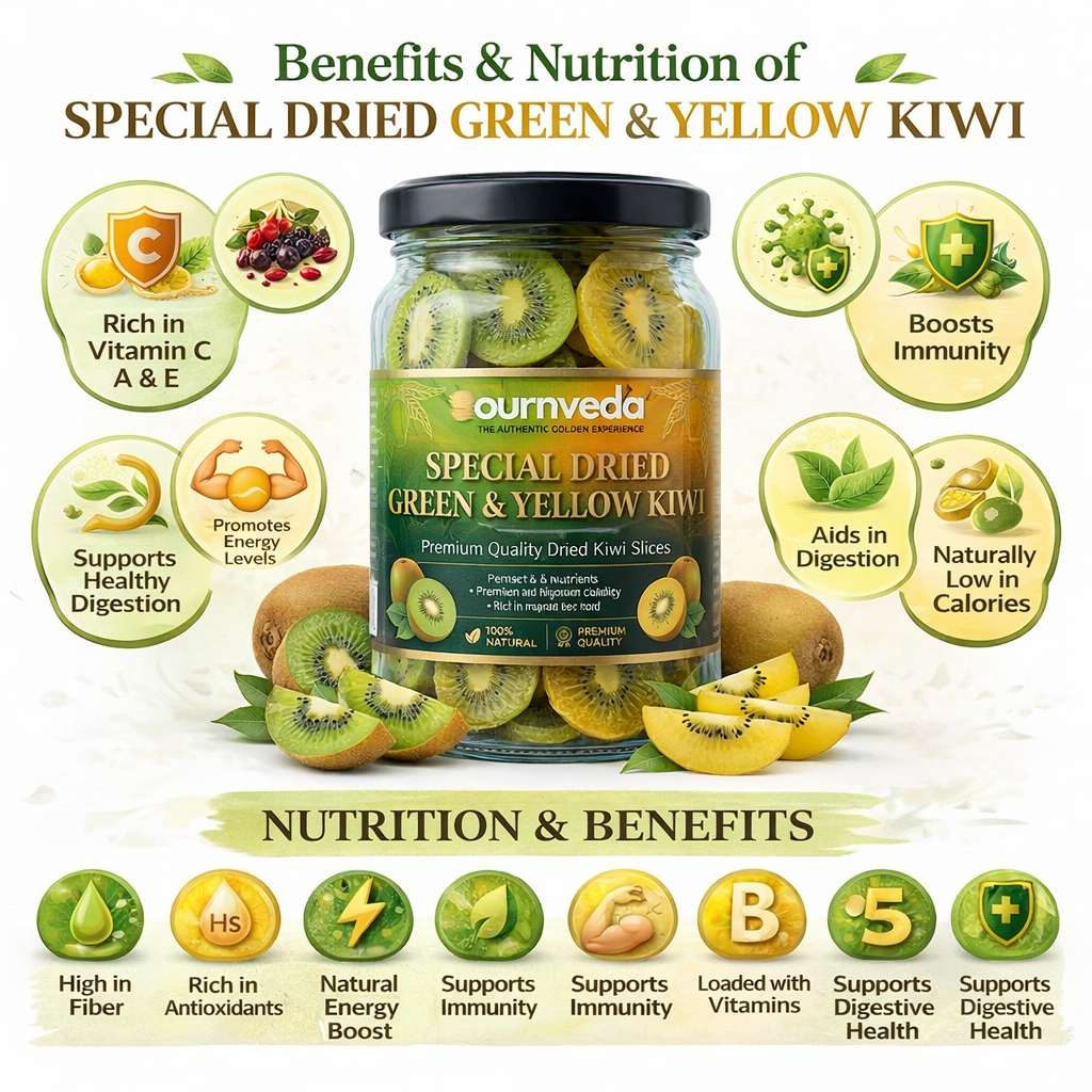 Dried Green & Yellow Kiwi