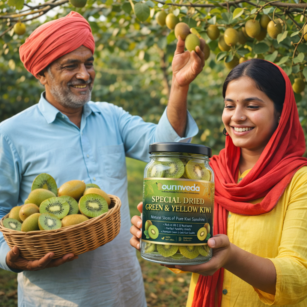 Dried Green & Yellow Kiwi