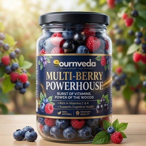 Bournveda American Dried Mix Berries | Premium Mixed Dried Berries | Rich in Antioxidants, Fiber & Vitamin C | Healthy Superfood Snack - 700g
